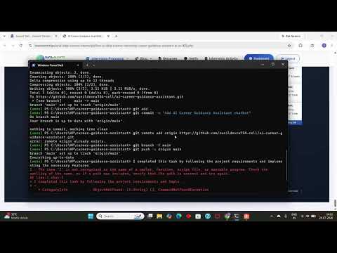 Task Demo - DAS003147 - Career Guidance Assistant
