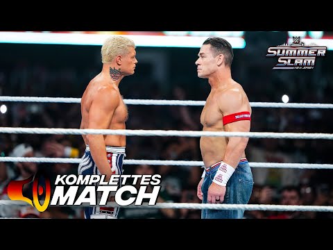 KOMPLETTES MATCH: John Cena vs. Cody Rhodes | WWE Championtitel Street Fight: SummerSlam 2025