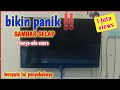 SIARAN TV TIBA TIBA GELAP HANYA ADA SUARA SAJA
