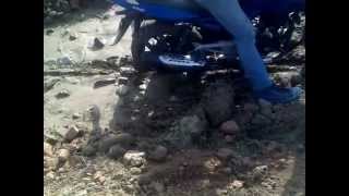 preview picture of video 'Bike stuck in the mud'