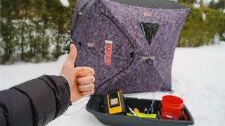 Mon Nouveau Setup pour la pêche sous Glace!