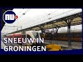 Inwoners van Groningen verrast door sneeuw | nu.nl