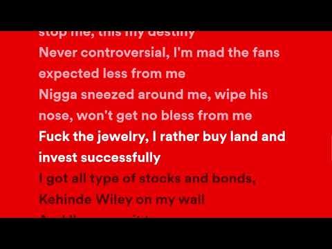 Nas ft  21 Savage - One Mic, One Gun (Lyrics)