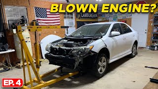 How to Swap Engine in Toyota Camry 2014 Blown Engine Ep. 4