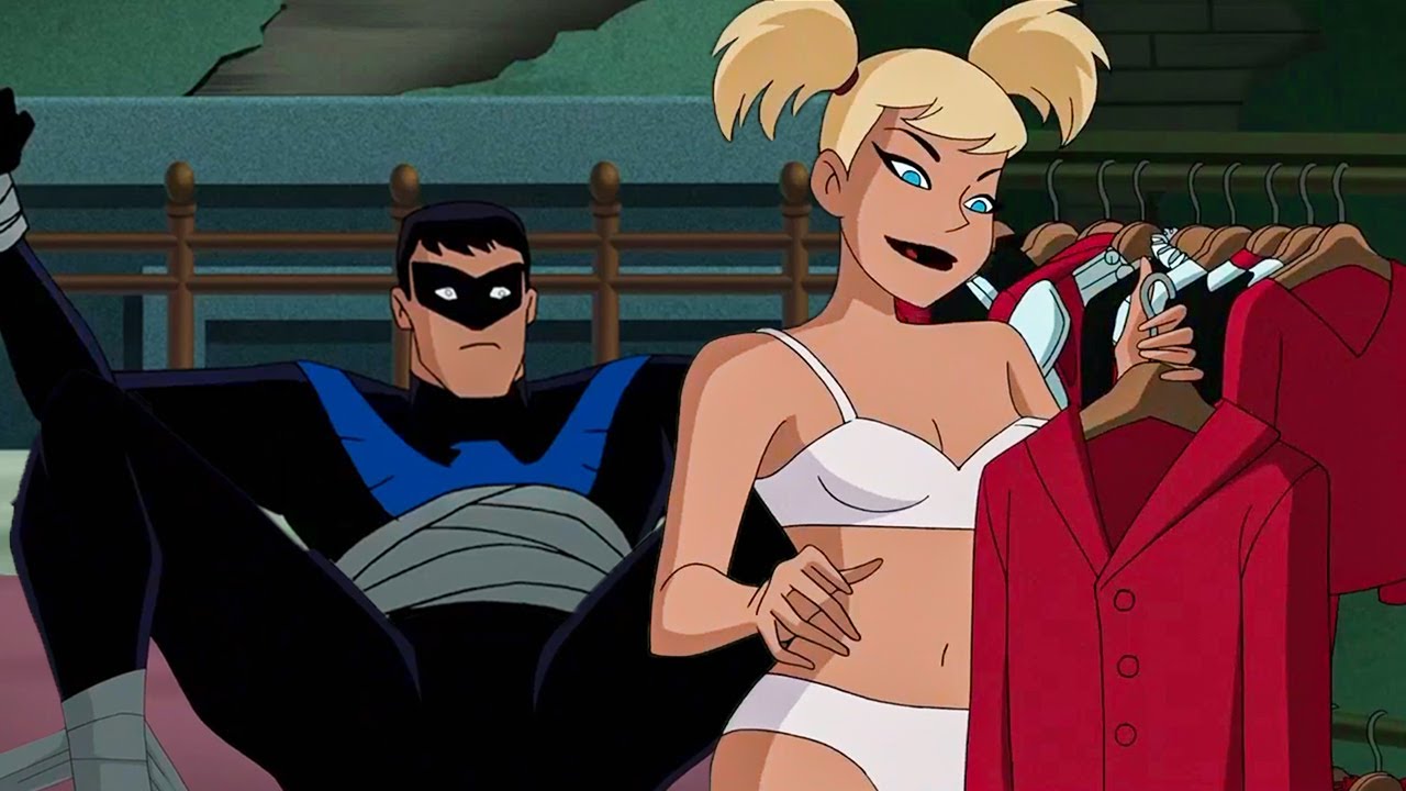 Harley Quinn Ties up Nightwing to Bed so She Can Have FUN