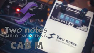 Video thumbnail for TwoNotes CAB M | COMPACT, POWERFUL & AWESOME by Rabea Massaad