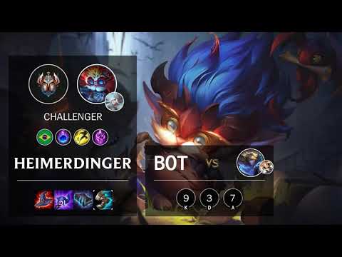 Heimerdinger Bot vs Ezreal -  BR Challenger