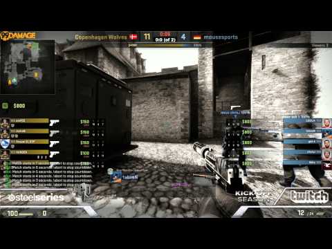 CPH Wolves vs. mousesports | GO:CL Season 1 | de_cobblestone Map 1