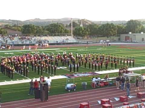 Ayala High School Marching Band Playing Star Spangled Banner