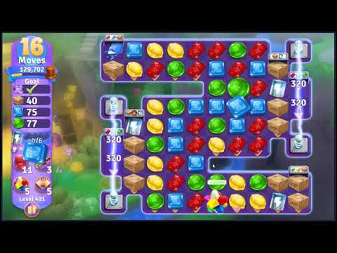 Wonka's World of Candy Level 401 - NO BOOSTERS + FULL STORY 🍫 | SKILLGAMING ✔️