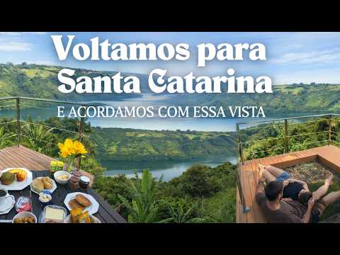 Voltamos para Santa Catarina e acordamos com essa vista incrível !!