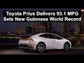 Toyota Prius Gets 93 MPG Setting New Guinness World Record