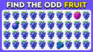Find the ODD One Out 🍒🍓 Fruit & Berry Edition! Only 1% Can Spot It quickly
