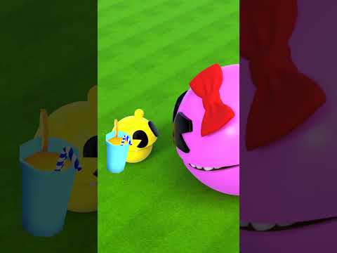 Pacman Happy Juice 😇 #animation #pacman #happyjuice #funny