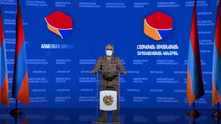 Брифинг представителя МО РА Арцруна Ованнисяна