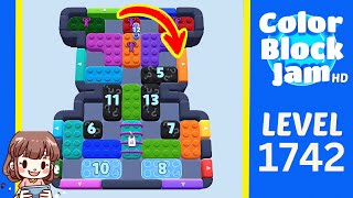 Solution du Niveau 1742 de Color Block Jam