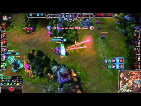 EU Coke Challenger Series Grand Finals | NIP vs. C9E | Nukeduck Quadrakill