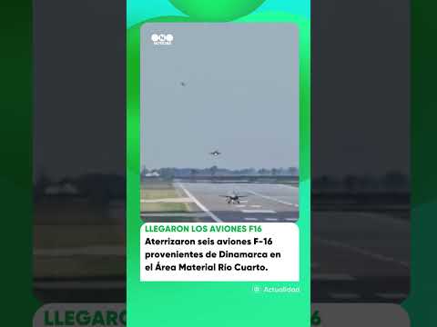LLEGARON LOS F-16 A CÓRDOBA