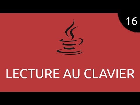 Java 16 lecture au clavier