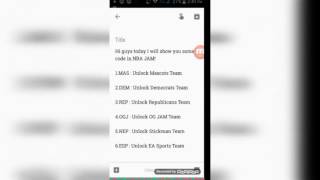 All codes to unlocks secret team in NBA JAM!