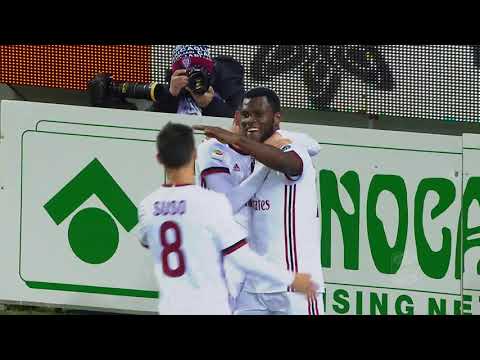 Il gol di Kessie (42') - Cagliari - Milan 1-2 - Giornata 21 - Serie A TIM 2017/18