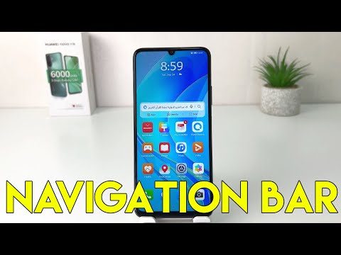 How to change navigation bar in Huawei Nova Y70