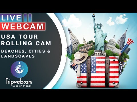 USA Live Cam - Rolling Tour | New York, Cities, Beaches & Landscapes