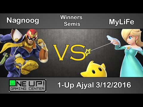 1-Up Ajyal 2016 - Nagnoog (C.Falcon) Vs MyLiFe (Rosalina) - Winners Semis