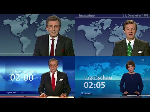 Silvestergrüße der Tagesschau (1989 bis heute)
