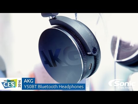 AKG Y50BT Bluetooth Headphones | CES 2016