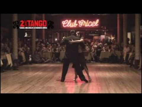  Carolina Bonaventura  and  Francisco Forquera  are  dancing  to  the  tango  "  Oigo Tu Voz  "