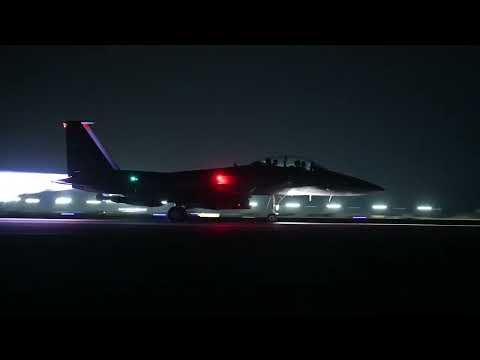 US strikes Syria: Military video shows strike targeting Islamic State militants