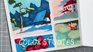 Sketchbook Color Studies / no music, no talking