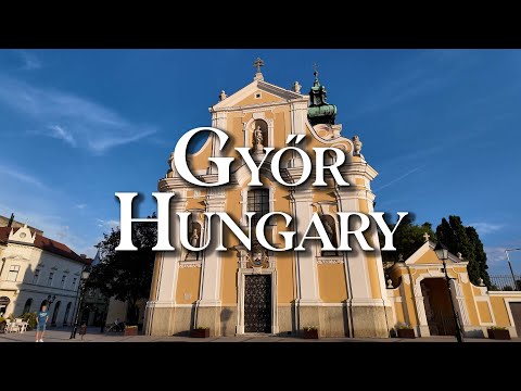 Late Afternoon Quiet Walk in Győr Hungary | 4K