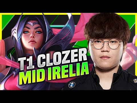 CLOZER IS A BEAST WITH IRELIA! - T1 Clozer Plays Irelia Mid Talon! | KR SoloQ Patch 10.21