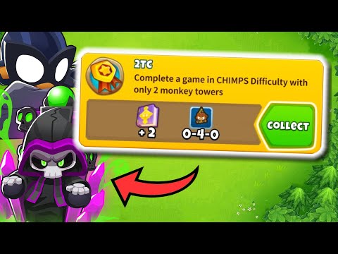 How To Get the 2 Tower Chimps Achievement in 1 Minute! (No Fuss)