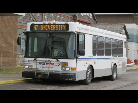 NFTA Metro Ride Route 47 Inbound [FULL ROUTE] Bus 2414 - 2004 Gillig Advantage