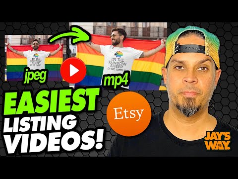 Idiot-Proof Etsy Listing Videos: Turn Any Photo into a Video in under 40 Seconds!