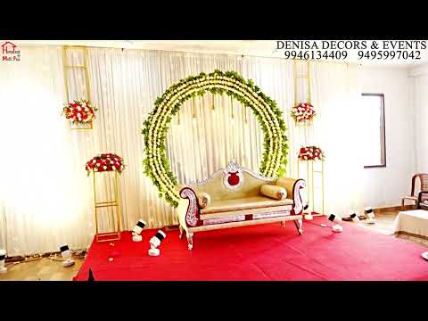 Wedding Stage Decorations | Denisa Decors & Events | #weddingstagedecoration #kanhangad #kasaragod