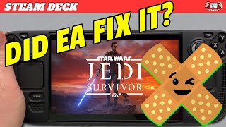Star Wars Jedi Survivor PC Patch - Is it NOW Playable on Steam Deck? Patch 3.5
