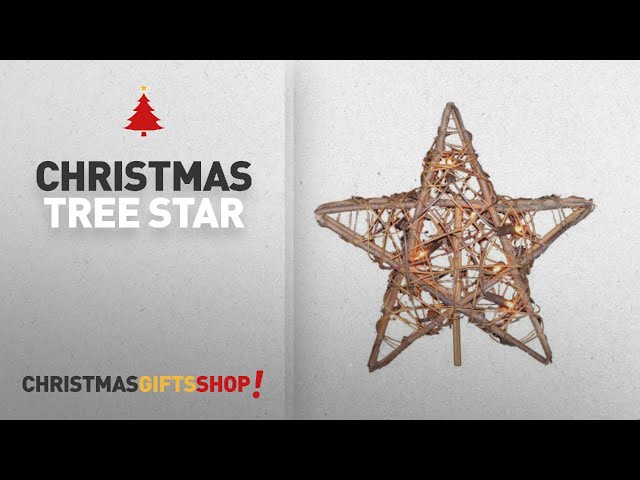 Vídeo relacionado con Kurt Adler 10-Light 10-Inch Capiz Classical Multi-Pointed Bethlehem Star Treetop