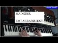 MADNESS EMBARRASSMENT Live Piano Play Along With The 1980 Madness Track