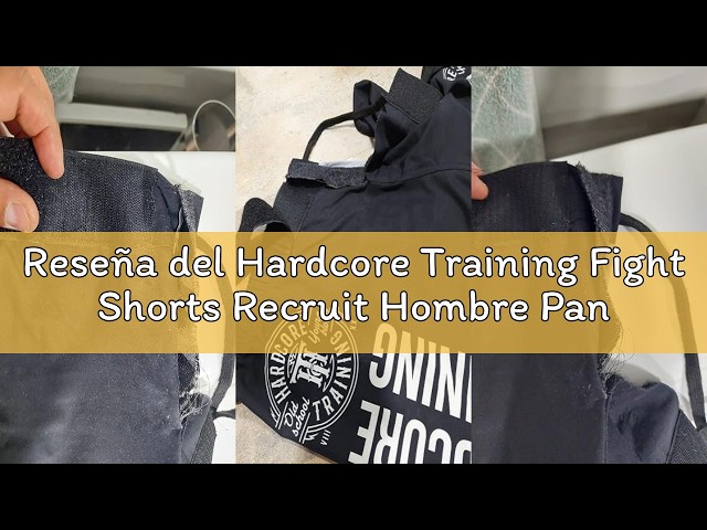 Vídeo relacionado con Hardcore Training Anime Pantalón Corto MMA Hombre BJJ Grappling Boxeo
