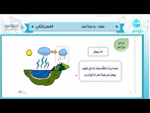 الثالث الابتدائي | الفصل الدراسي الثاني| لغتي| مادورة الماء؟