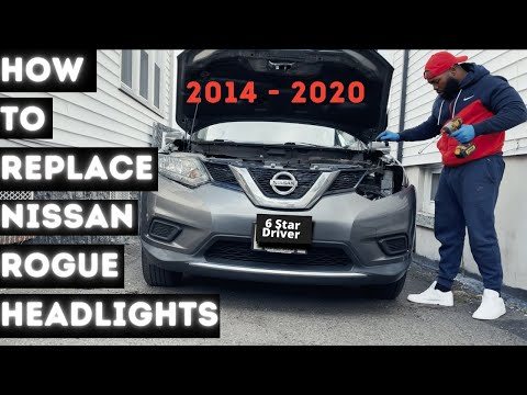 HOW TO REPLACE 2014 - 2020 NISSAN ROGUE HEADLIGHTS