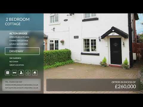 2 Bedroom cottage in Acton Bridge-  property of the week