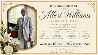 Albert Williams Funeral Service Livestream