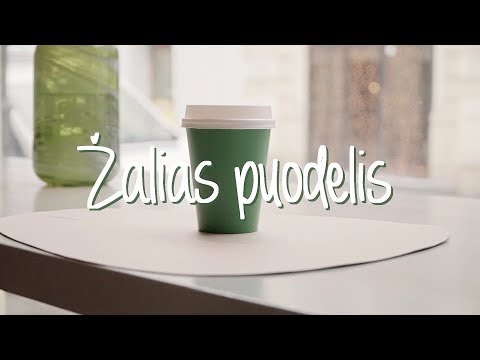 Žalias puodelis