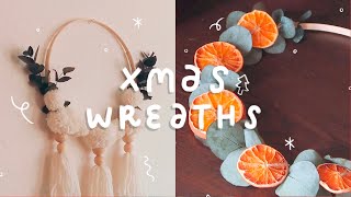 Christmas DIYs | xmas wreath & advent calendar ideas