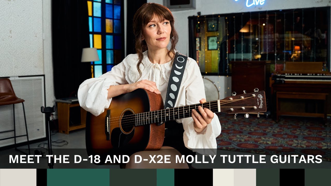Meet the D-18 and D-X2E Molly Tuttle Guitars - YouTube